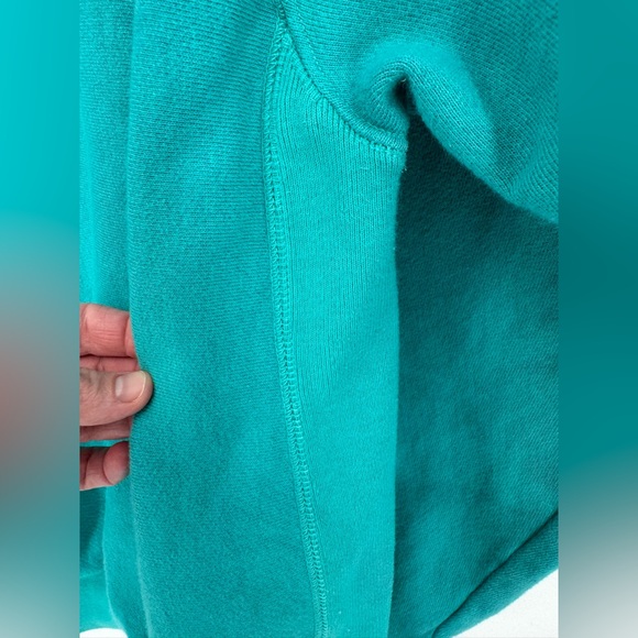 Champion Vintage Reverse Weave Turquoise Crewneck Sweatshirt Size XL - Picture 8 of 8